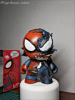 Spider-man composite venom munny (Marvel) Custom Action Figure