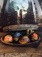 Teenage Mutant Ninja Turtles 3D Movie Poster (SOLD) (Teenage Mutant Ninja Turtles) Custom Diorama / Playset