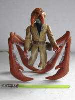 Redleg - Arachnos Jedi (Star Wars) Custom Action Figure [Front View]
