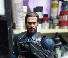 captain america infinity war (Captain America) Custom Action Figure