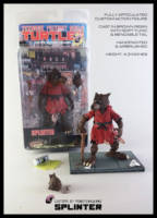 Neca Mirage Splinter (red chase variant) (Teenage Mutant Ninja Turtles) Custom Action Figure [Custom Neca Splinter]