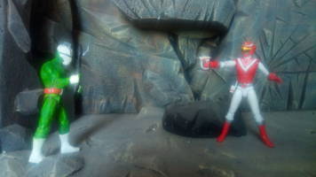 S.H. Figuarts Red Falcon (Power Rangers) Custom Action Figure [Live Blaster!!!]