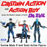 Captain Action, Action Boy & Dr. Evil (Misc) Custom Action Figure