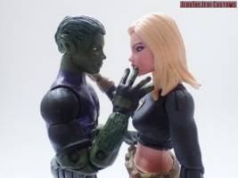 Terra (Teen Titans) Custom Action Figure [Terra custom action figure with Beast Boy]