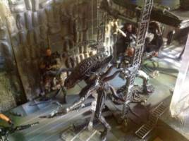 Aliens: Hidden Alien (Aliens) Custom Diorama / Playset