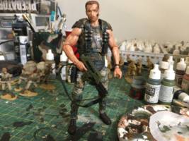 Colonel Dutch, colonial marine (Aliens) Custom Action Figure
